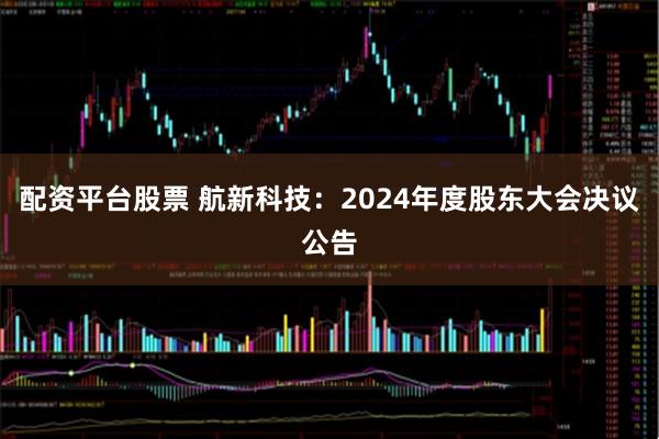 配资平台股票 航新科技：2024年度股东大会决议公告
