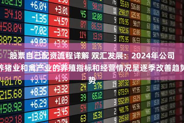 股票自己配资流程详解 双汇发展：2024年公司养猪业和禽产业的养殖指标和经营情况呈逐季改善趋势